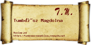 Tumbász Magdolna névjegykártya